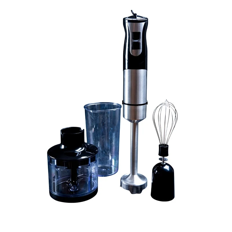 Gastronoma – Stabmixer 1000 W mit Mini-Zerkleinerer und Schneebesen