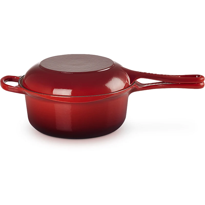 Le Creuset Marmitout 22cm Kirschrot 2in1