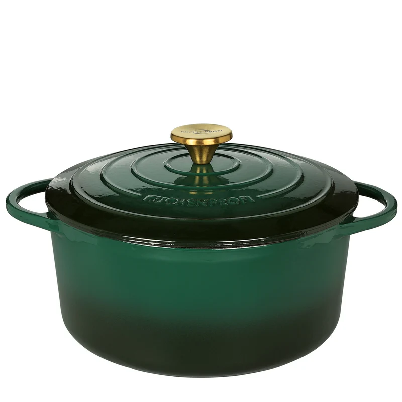 Bratentopf rund, 26 cm racing green