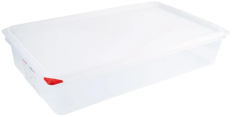 GN Lebensmittelbehälter 65-200 mm Tiefe mit HACCP Farbclip Deckel