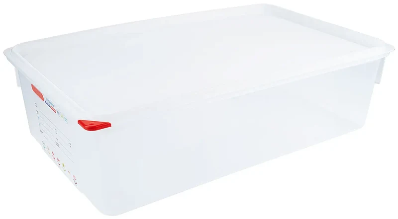 GN Lebensmittelbehälter 65-200 mm Tiefe mit HACCP Farbclip Deckel