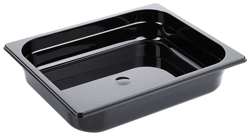 GN-Behälter aus Polycarbonat schwarz Tiefe 65-150mm