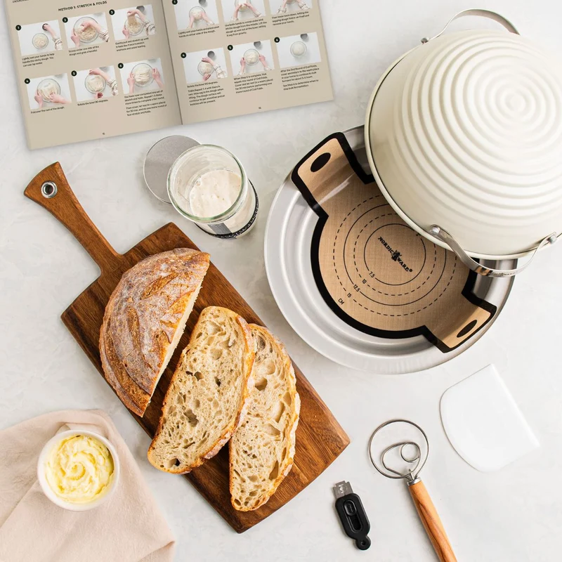 Conjunto de 9 piezas para pan de masa madre Nordic Ware