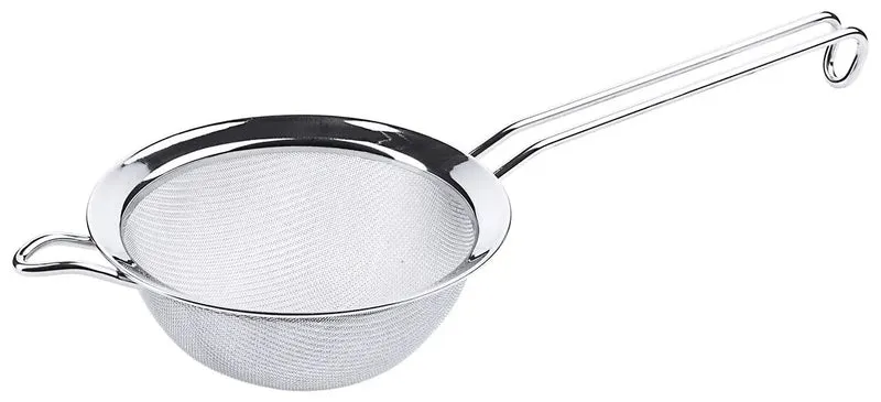 Edelstahl Passiersieb extrafein rund 12,5 bis 18 cm