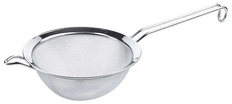 Edelstahl Passiersieb extrafein rund 12,5 bis 18 cm