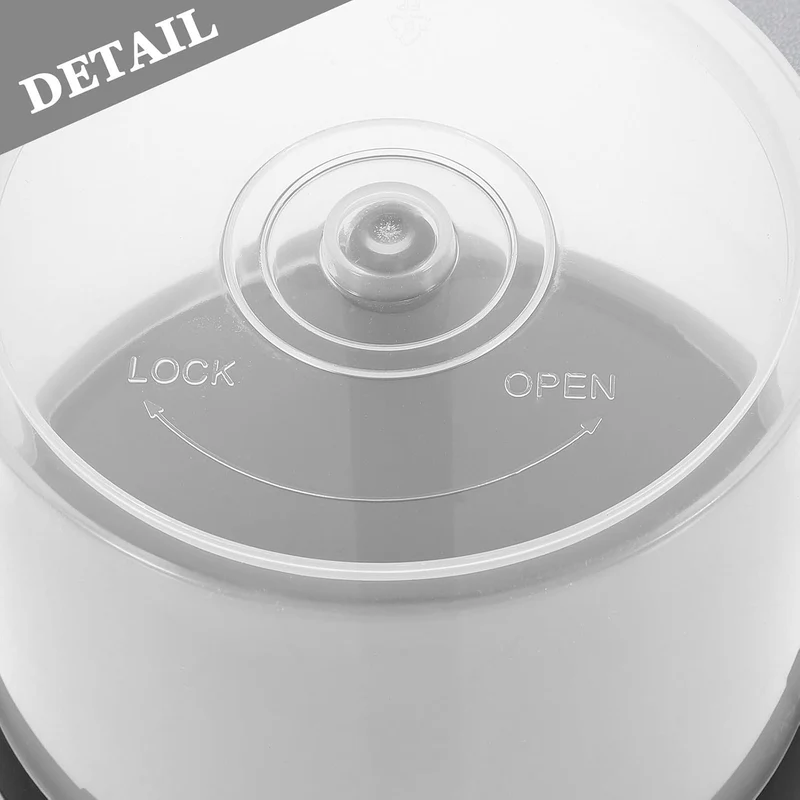 Housoutil Cd Speicherbehälter 4Er Set Transparent Cd Aufbewahrungseimer Mit 50 Disc Kapazität Tragba