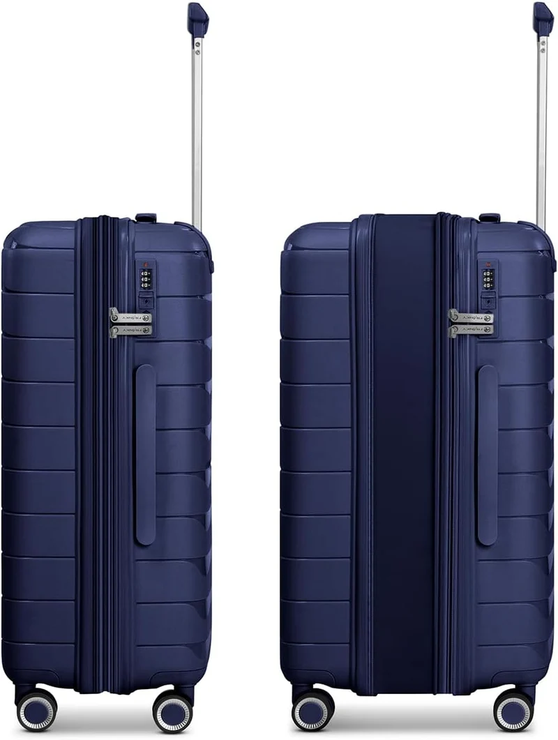 Franky Koffer-Set 3-teilig für Damen und Herren | Reise-Trolleys 49 x 28 x 74 cm aus hochwertigem, l