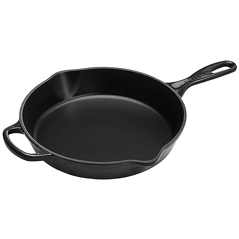 Le Creuset Brat- und Servierpfanne hoch Signature 26 cm Schwarz matt