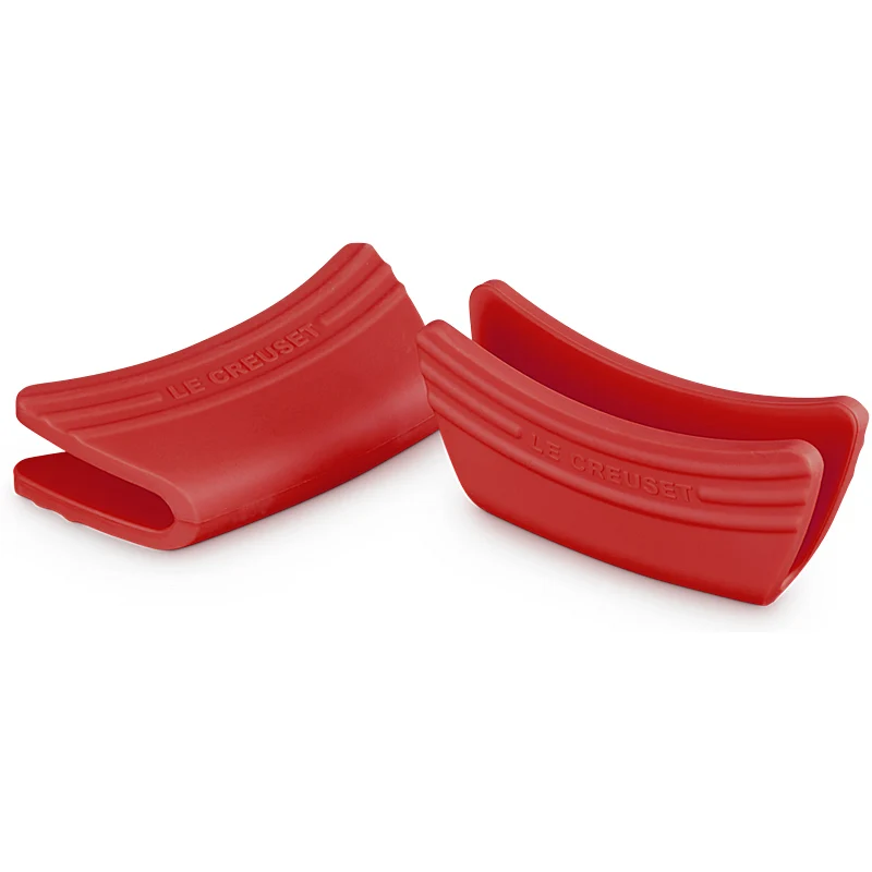 Le Creuset Silikon Griffschutz 2-er Set Kirschrot