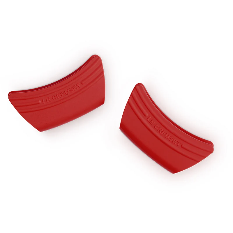 Le Creuset Silikon Griffschutz 2-er Set Kirschrot