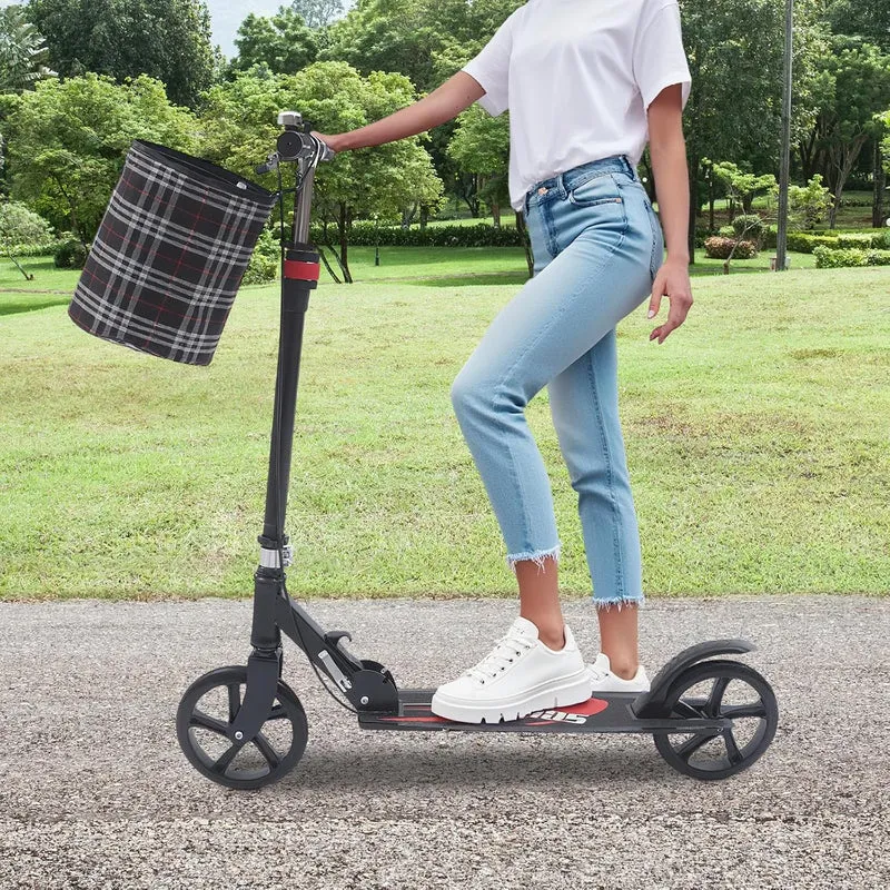 Faltbarer Roller für Erwachsene und Kinder, komfortabler Roller bis zu 150 kg, höhenverstellbarer Tr