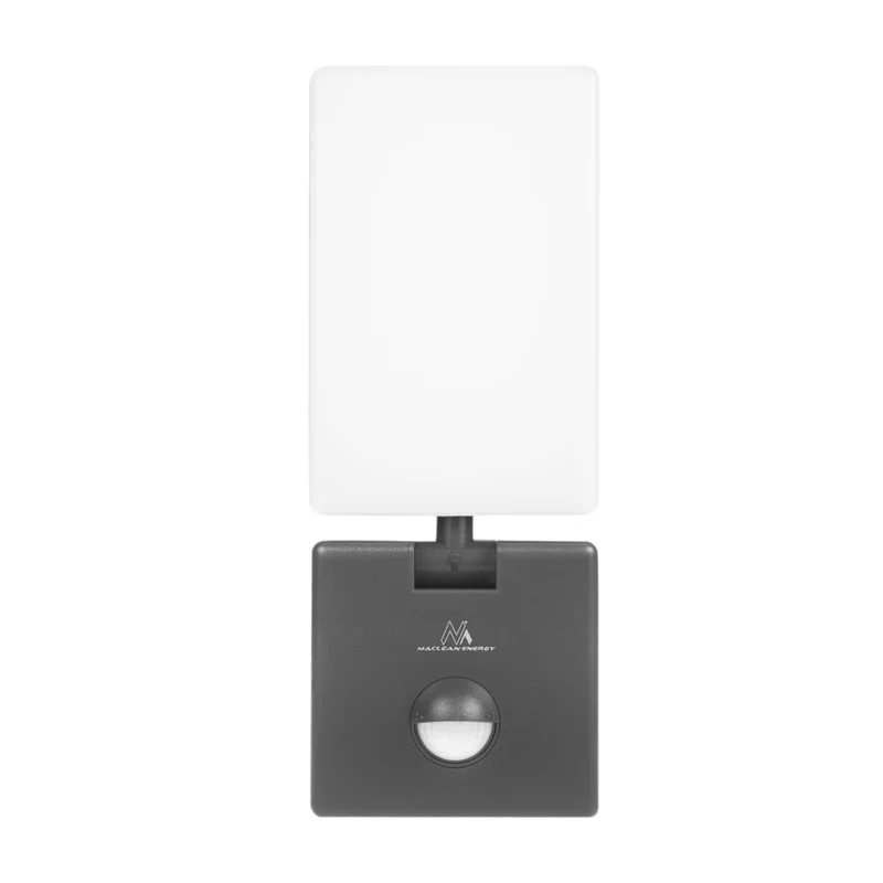 Maclean LED Light with Motion Sensor, PIR Motion Sensor, Gray, 10W, IP65, 800 lm, Neutral White (4000K) MCE516 GR, 2 pieces
