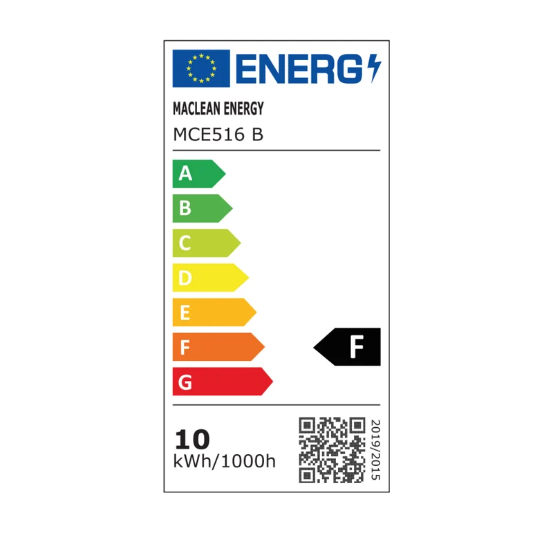 Maclean LED Light with Motion Sensor, PIR Motion Sensor, Black, 10W, IP65, 800 lm, Neutral White (4000K) MCE516 B, 2 pieces