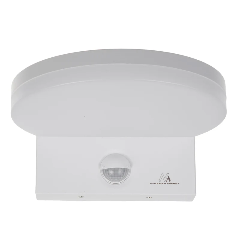 Maclean LED Light with Motion Sensor, PIR Motion Sensor, White, 15W, IP65, 1560 lm, Neutral White (4000K) MCE344 W, 2 pieces