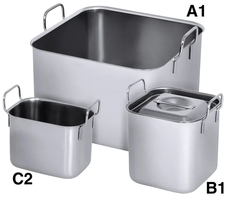 Edelstahl Bain-Marie-Einsatz / Serie A B C schwere Qualität