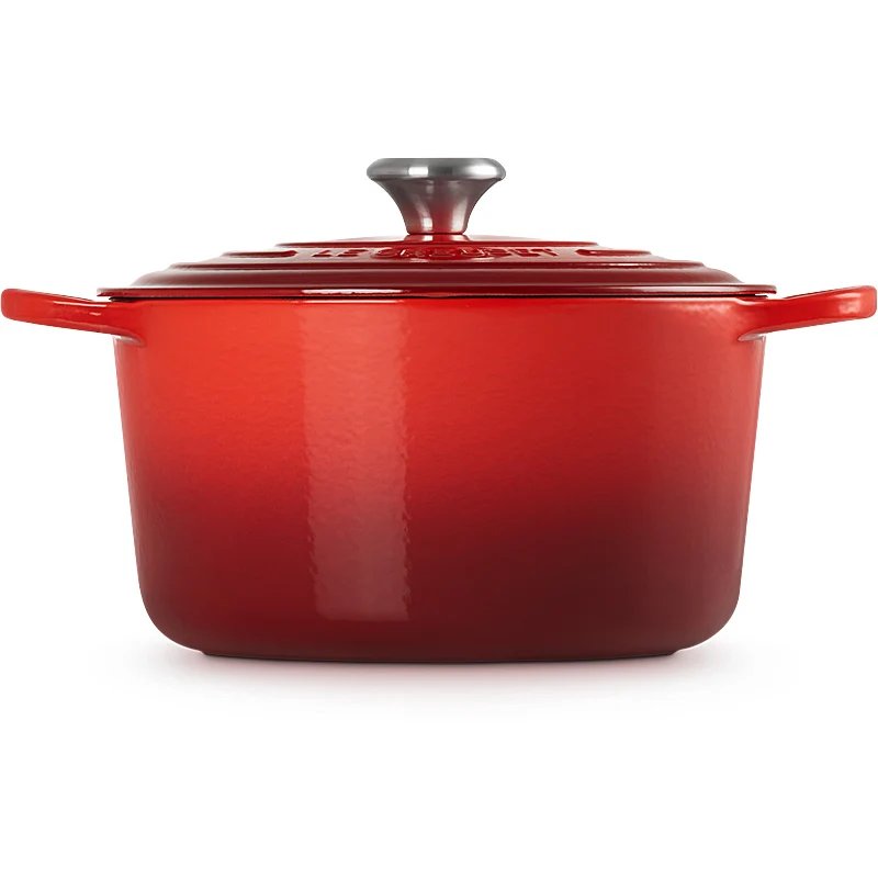 Le Creuset Bräter Signature hoch 26 cm Kirschrot