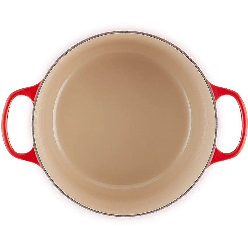 Le Creuset Bräter Signature hoch 26 cm Kirschrot