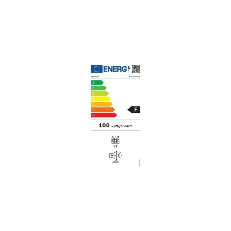 Siemens KU20WVHF0 Weinklimaschrank