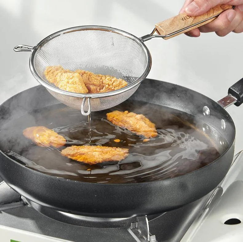 Stainless Steel Mesh Food Strainer 21.5 CM