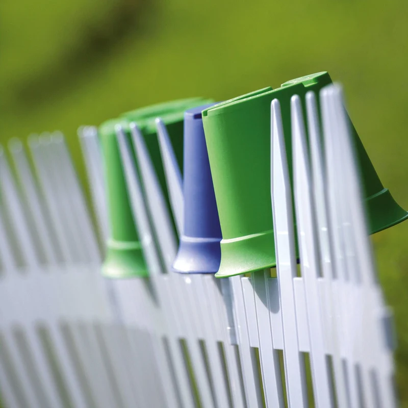 Prosperplast IP£SU-S449 Garden Fence Garden Classic White