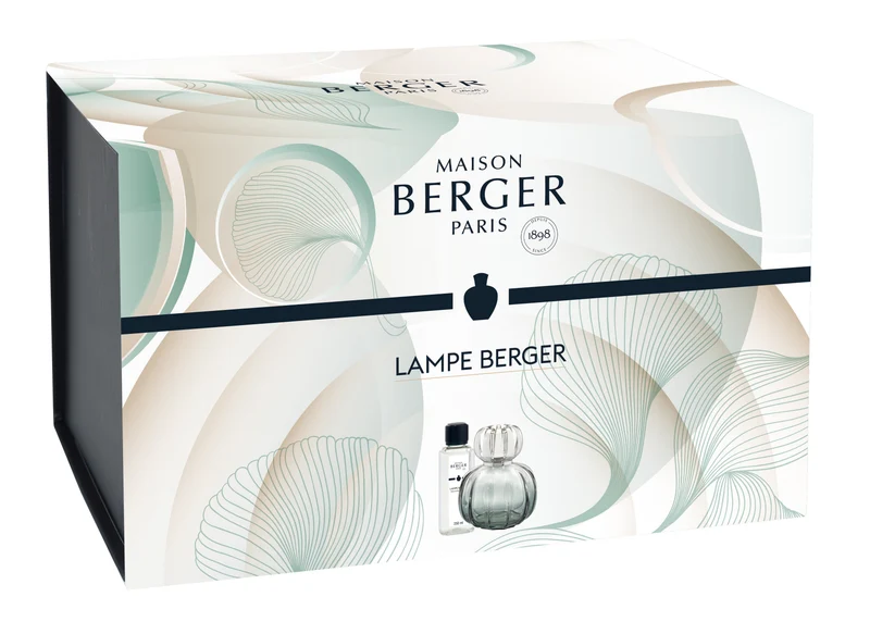 Maison Berger Geschenkset Duftlampe Glas 250 ml - Raumduft Set - Corali Verte