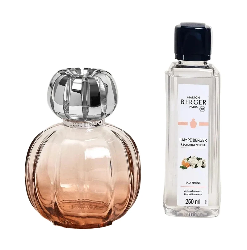 Maison Berger Geschenkset Duftlampe Glas 250 ml - Duftset Corali Rose