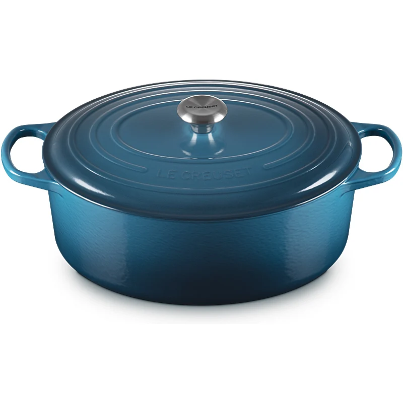 Le Creuset Bräter Signature oval 31 cm Deep Teal