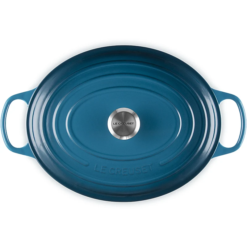 Le Creuset Bräter Signature oval 31 cm Deep Teal
