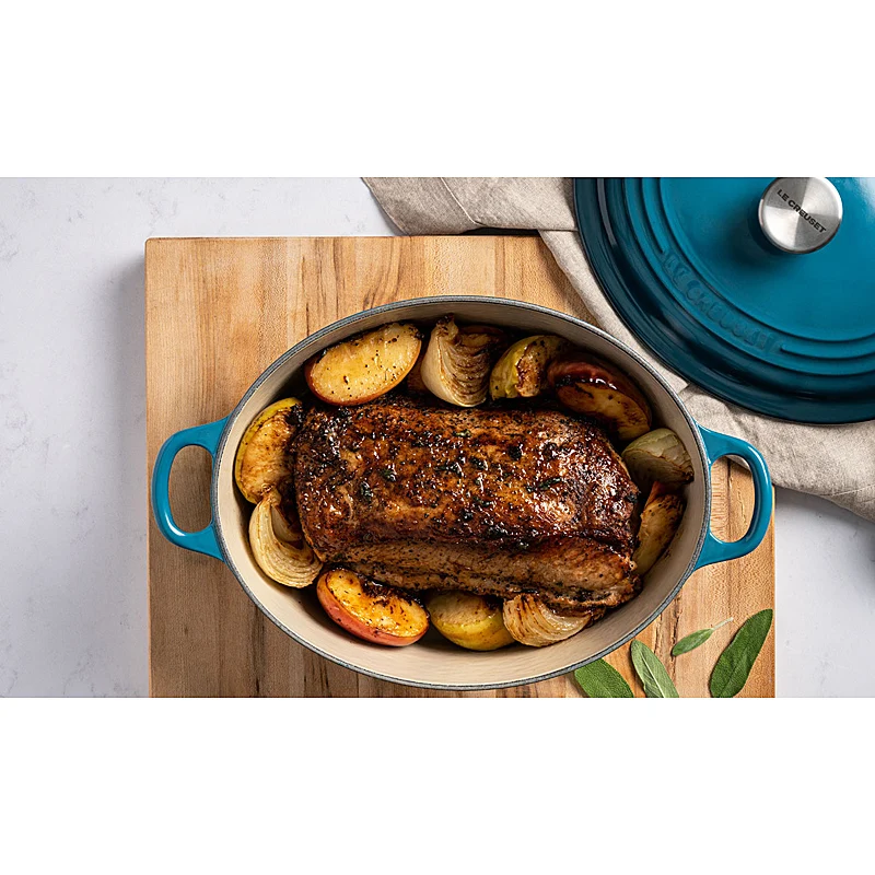 Le Creuset Bräter Signature oval 31 cm Deep Teal