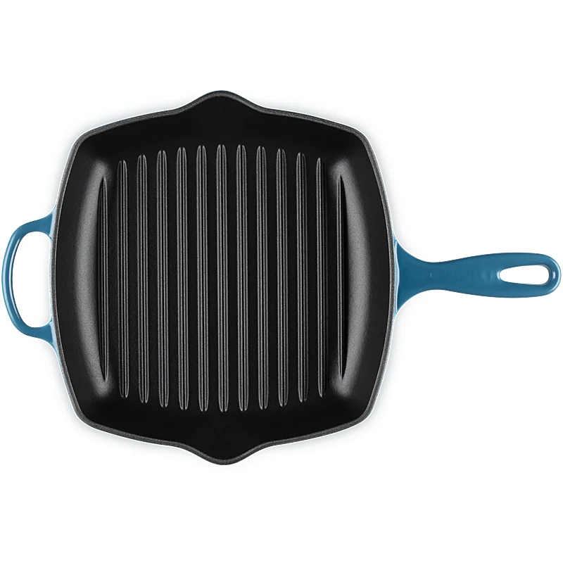 Le Creuset Grillpfanne quadratisch Signature 26 cm Deep Teal