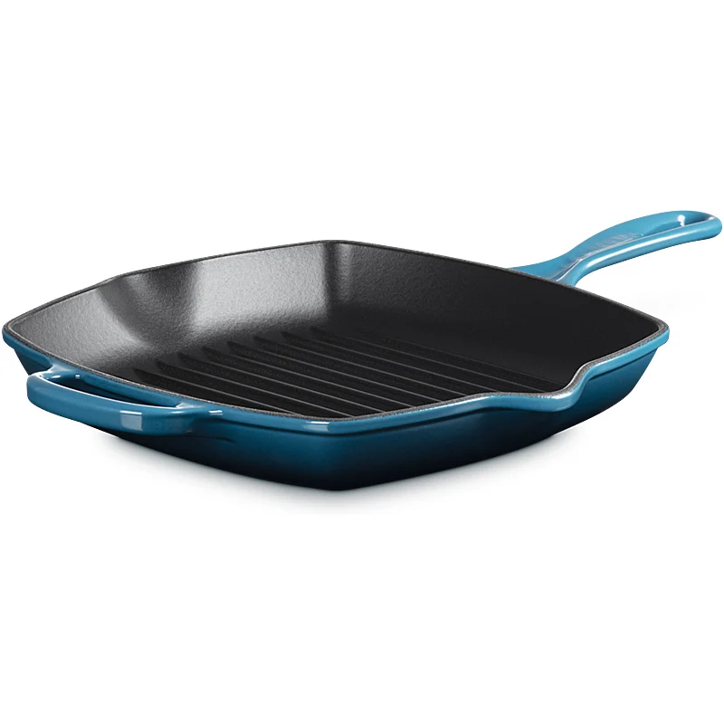 Le Creuset Grillpfanne quadratisch Signature 26 cm Deep Teal