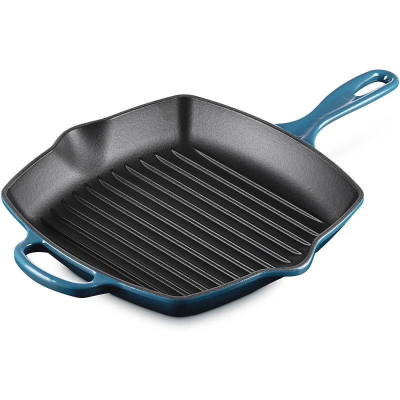 Le Creuset Grillpfanne quadratisch Signature 26 cm Deep Teal