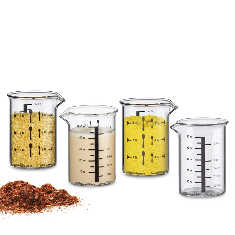 Messbecher 50 ml, Glas