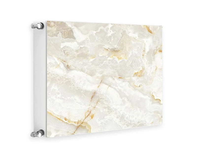 TMK Magnet Heizkörperabdeckung, Heizkörperverkleidung 60x60 cm, Marmor Beige 60x60 cm, Beige 60x60 c