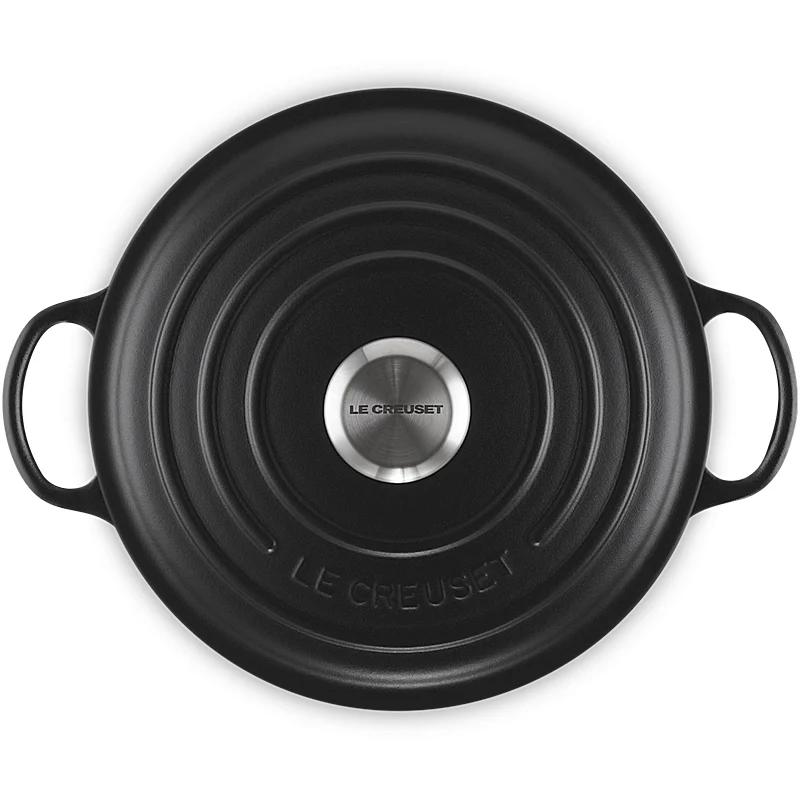 Le Creuset La Marmite Signature 26 cm Schwarz matt