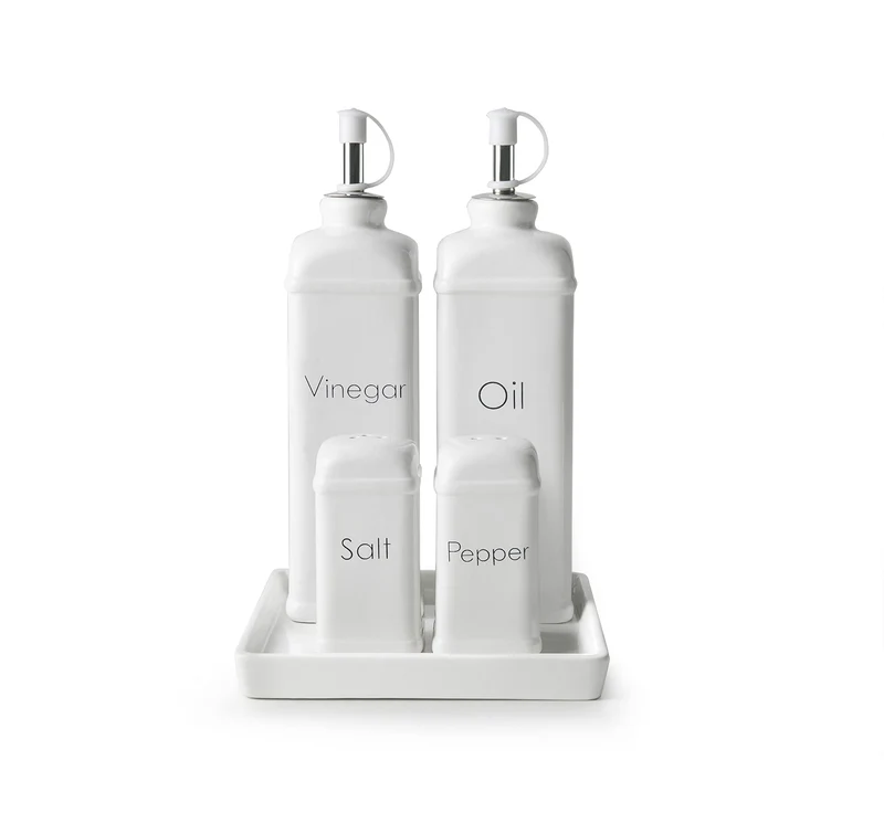 IBILI - 715310 - Set für Öl/Essig und Salz/Pfeffer, Vintage