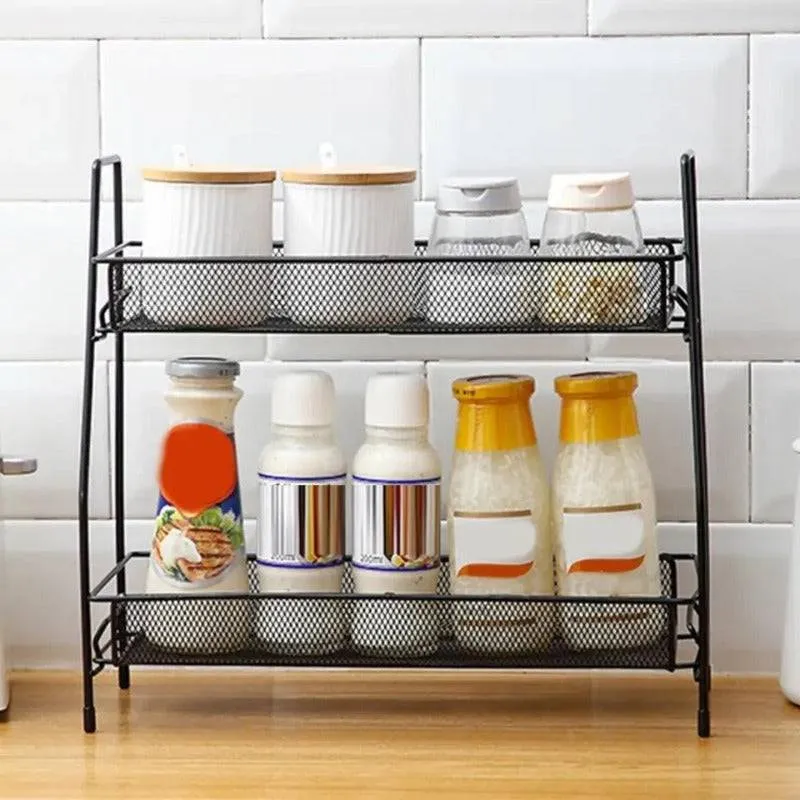 2 Layer Multi Purpose Table Top Rack
