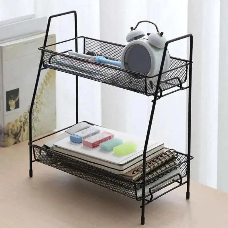 2 Layer Multi Purpose Table Top Rack