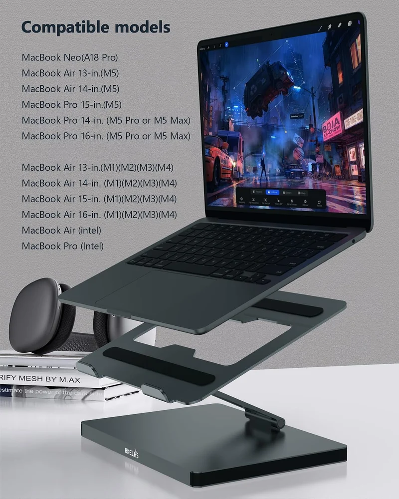 USB C Hub Stand for MacBook Pro, 10 in 1 Adapter for MacBook Air Docking Station with 4K 60Hz HDMI,