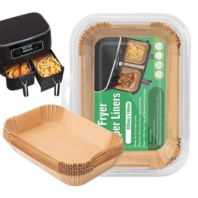 Air Fryer Paper Liner Rectangular 50 PCS