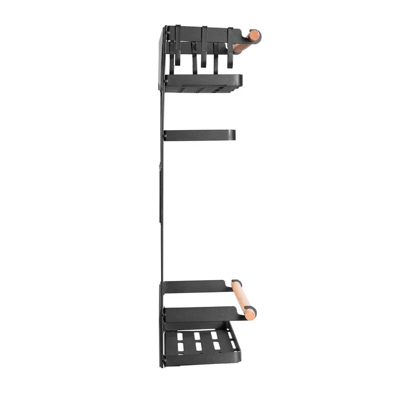 Maclean magnetic shelf for refrigerator / washing machine, black, 12kg max, MC-910, 4 pieces