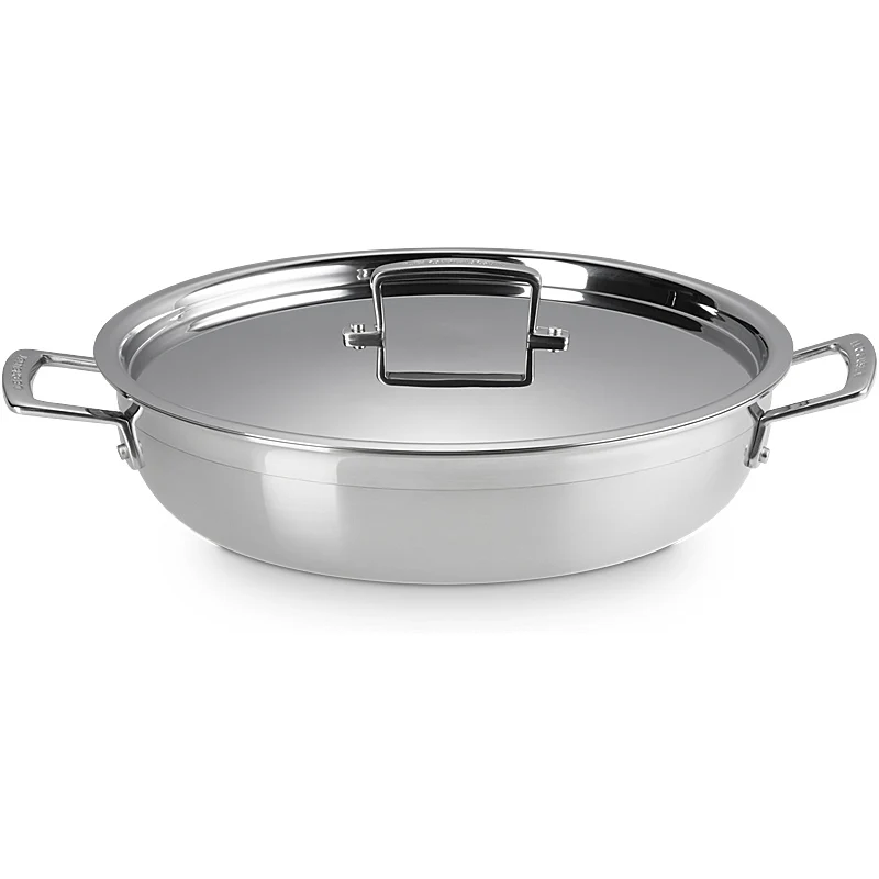 Le Creuset 3-ply Profipfanne mit Deckel antihaft 30 cm