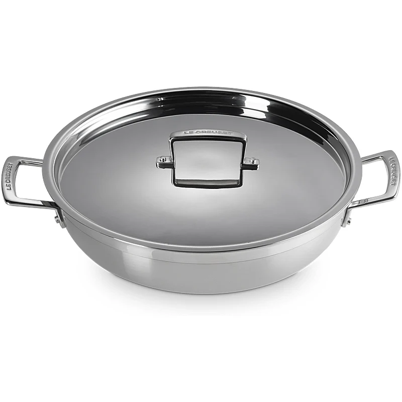 Le Creuset 3-ply Profipfanne mit Deckel antihaft 30 cm