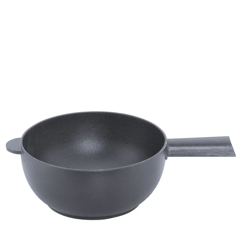 Fondue-Garnitur SAAS-FEE schwarz matt 20 cm