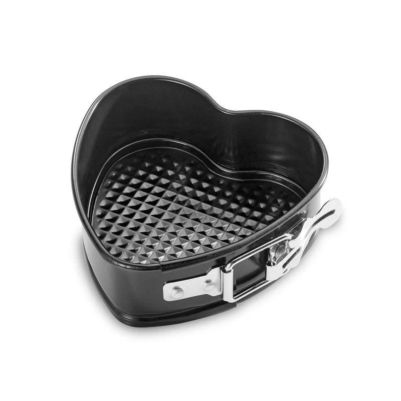 Springform Herz 12 cm, schwarz