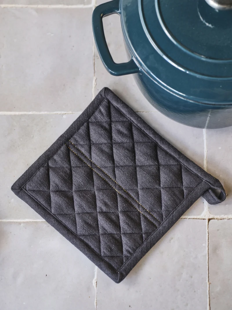 Cosy & Trendy Topflappen D'nim Dunkelblau 20 x 20 cm