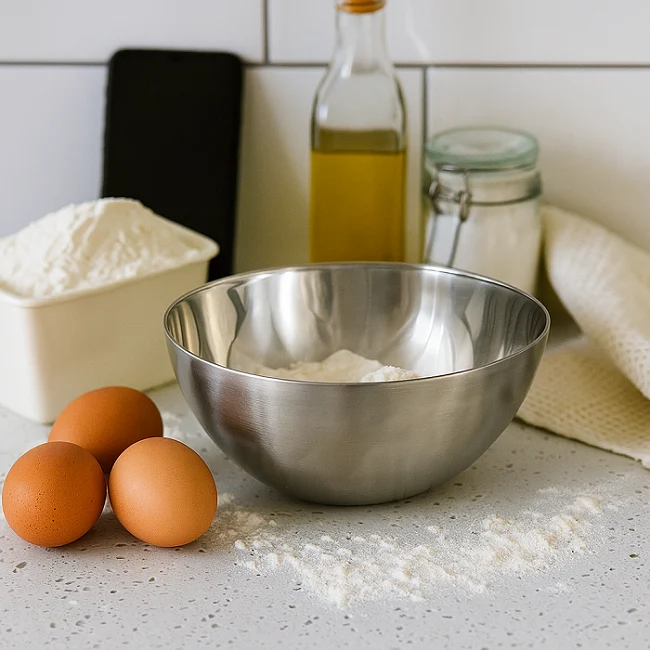 Cookinglife Rührschüssel / Rührschüssel – Edelstahl – 3-teilig