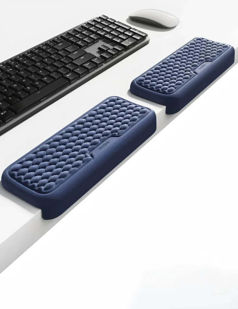 VAYDEER L-förmige Armauflage für Schreibtischkante, 2er Set Ergonomische Ellbogen- & Handgelenkaufla