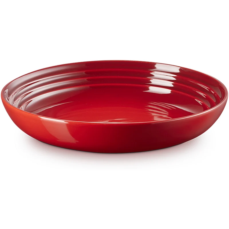 Le Creuset Suppenteller 22 cm Kirschrot