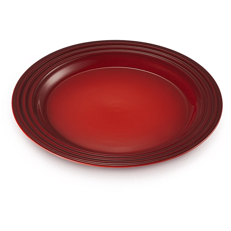Le Creuset Frühstücksteller 22 cm Kirschrot